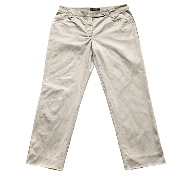 Dolce & Gabbana Beige Khaki Pant - Picture 1 of 6